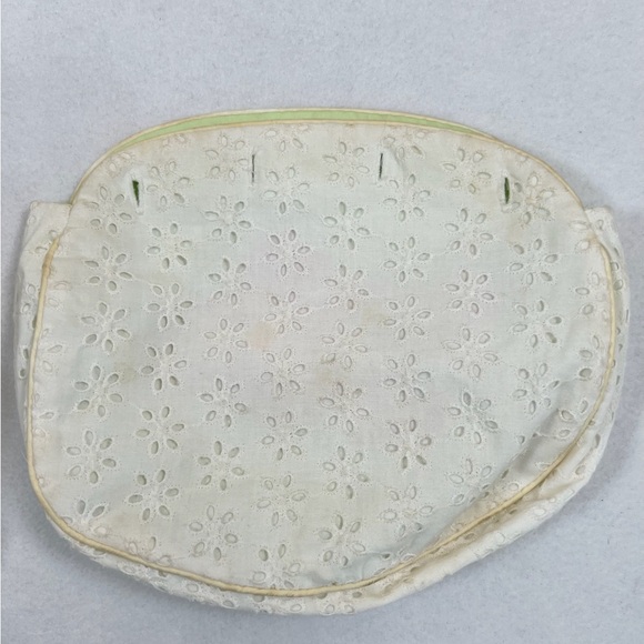 LILLY PULITZER Bermuda Hand Bag Purse Reversible Boho Embroidered Floral Eyelet - Picture 10 of 14